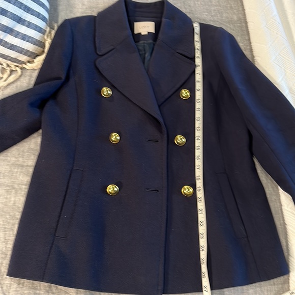 Loft navy double breasted blazer - Picture 3 of 6